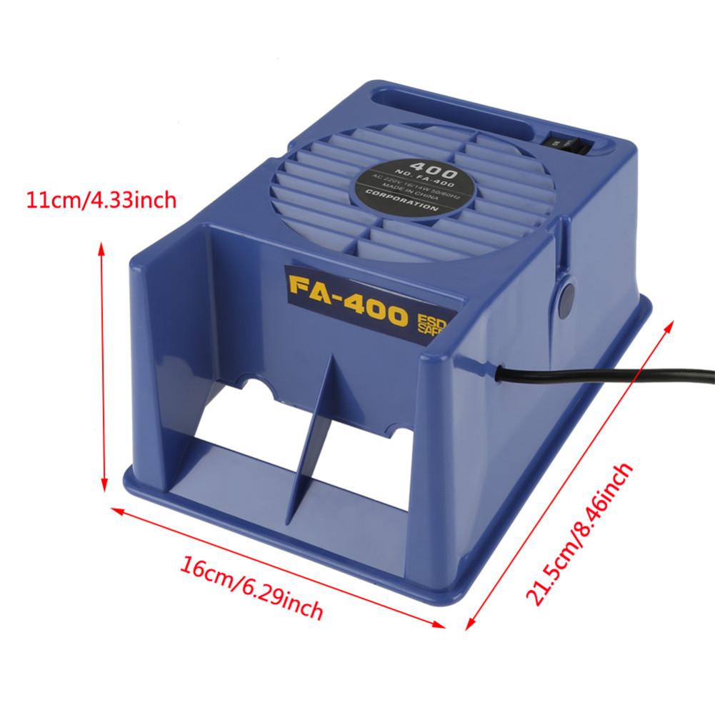Absorbeur de fumée de fer de soudure de FA-400, extracteur de vapeur d'esd, Instrument antistatique d'amortisseur de fumée d'échappement de soudure 220 V/110 V