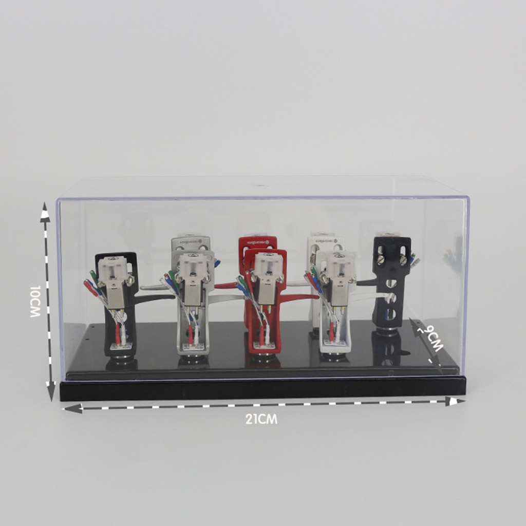 Phono Cartridge Holder Turntable Headshell Mount Keeper Case Box Transparent