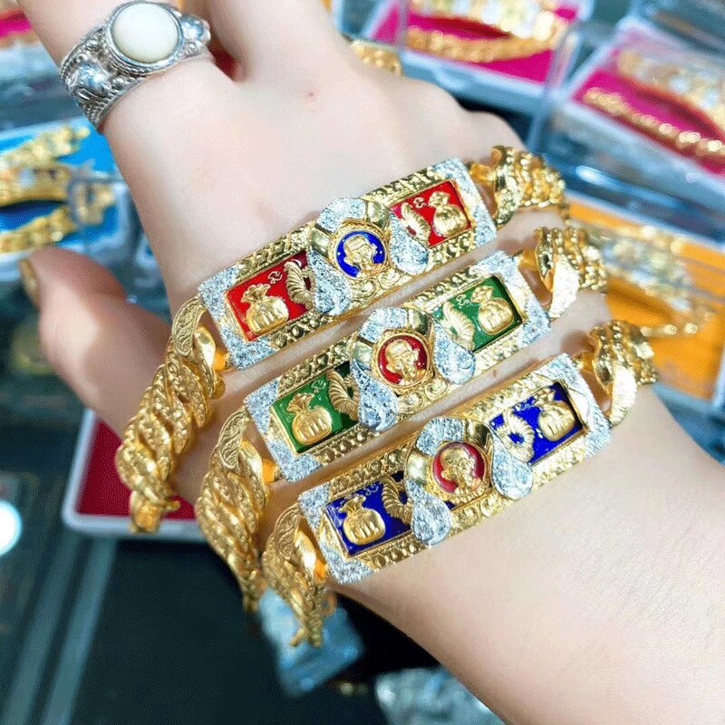 Neue Ethnische Stil retro Thailand Buddha Trend Armbinde Männer und Frauen Armbinde Schmuck Zubehör