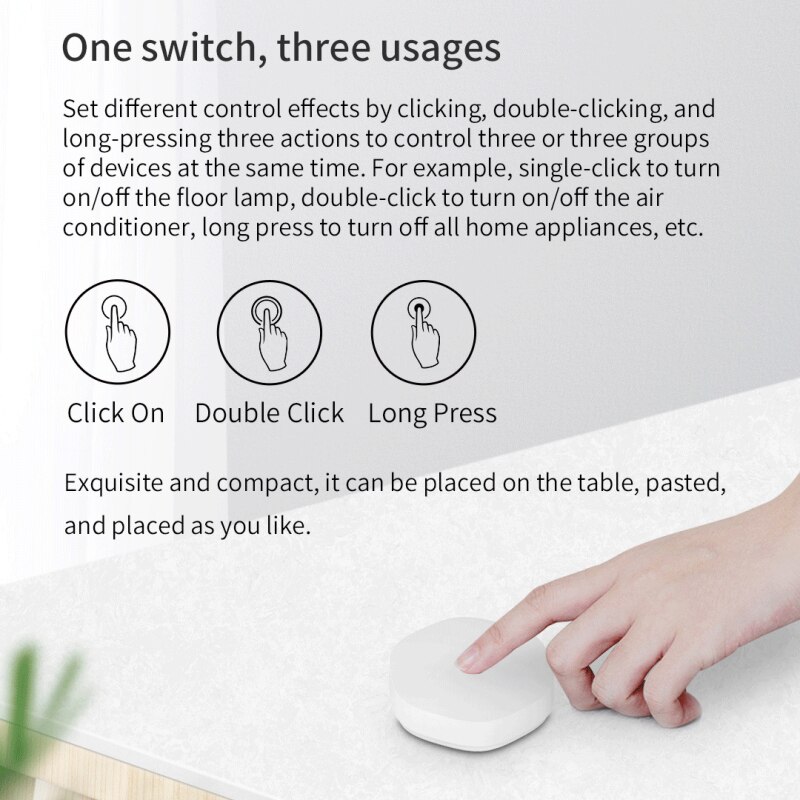 Tuya Smart Wireless Smart Switch Control Intelligence Wireless Multi-scene Linkage Tuya Zigbee Smart Home Control Smart Switch