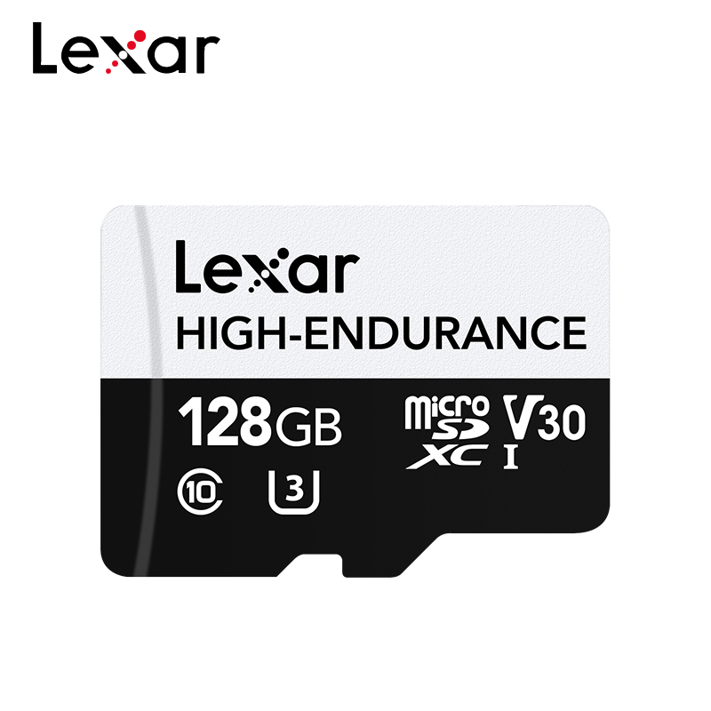 Lexar High-Endurance Micro SD Card 32GB 64GB 128GB 1080p Full-HD 4K Video Monitoring TF Memory Card for Dash Cam Security Camera