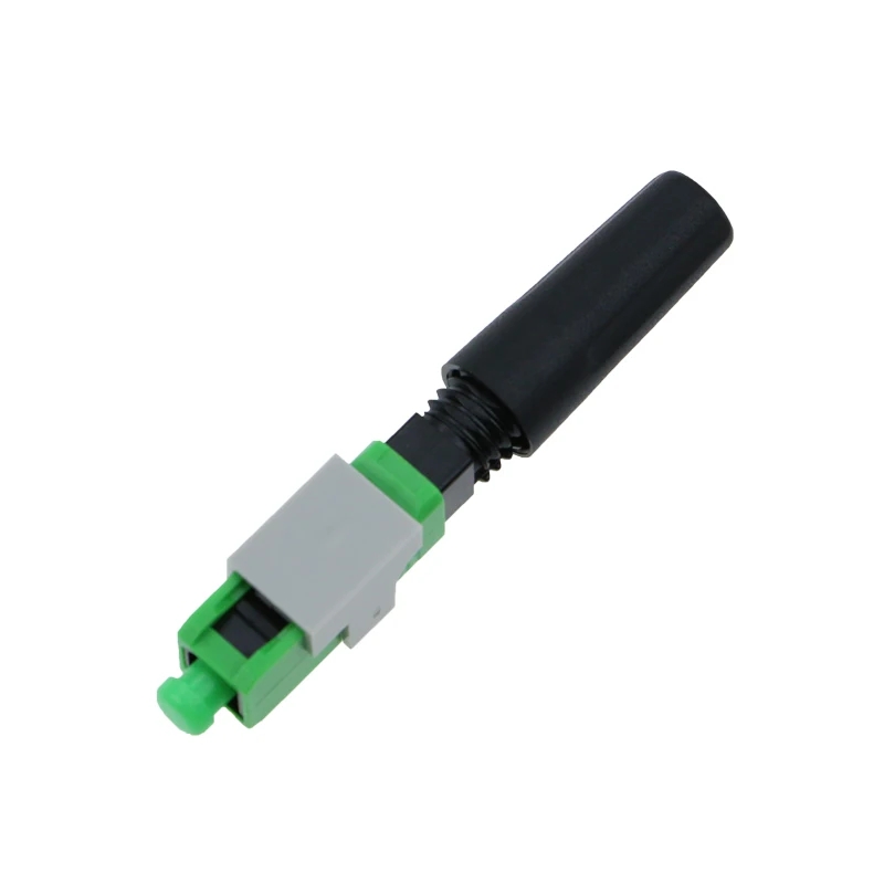 100PCS SC APC/UPC pre-bur Fiber Optic Quick Connector FTTH Quick Assembly Fiber Optical Connector /SC Fiber Optic Fast Connector: WHITE