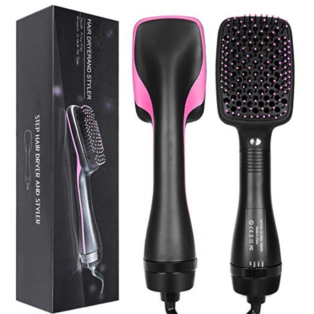 One-Step Hair Dryer &amp; Styler Brush Hairdryer Brush Volumizer Comb Blow Dryer Salon Styler Straightener Curler Air Brush