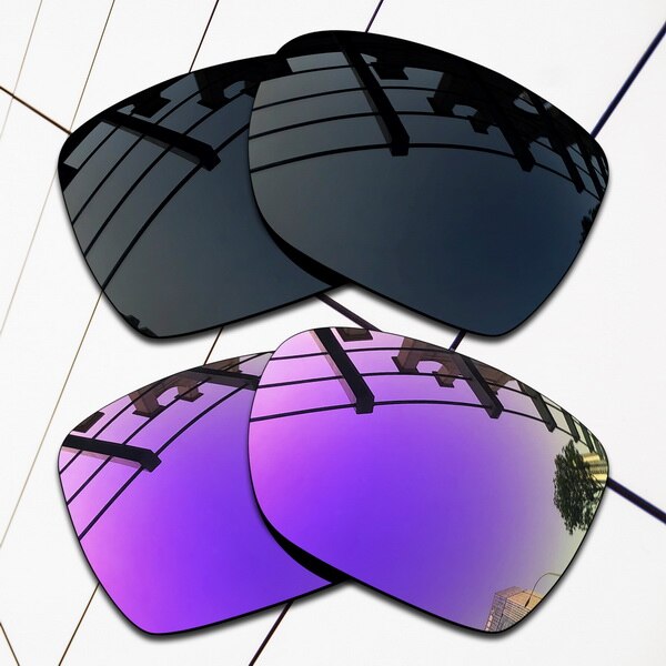 Lunettes de soleil polarisées de remplacement, , verres polarisés pour lunettes de soleil Oakley, différentes couleurs: Black and Violet