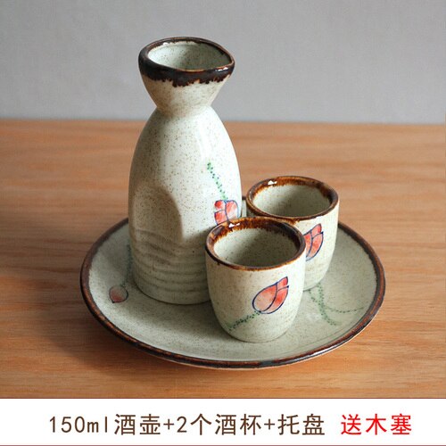 Japanese Home Bar Sets Bar Sake Barware Cups Set Flask Set Wine Set Kieliszek Do Wina Drink Dispenser BD50BS: style 6