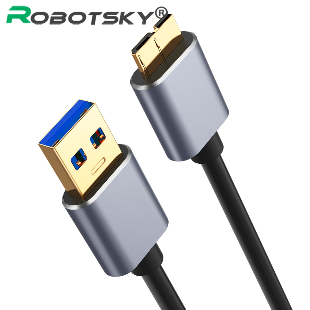 Usb 3.0 Kabel Fast Speed Type A Naar Micro B Usb 3.0 Snoer Externe Harde Schijf Disk Hdd Samsung Note 3 S5