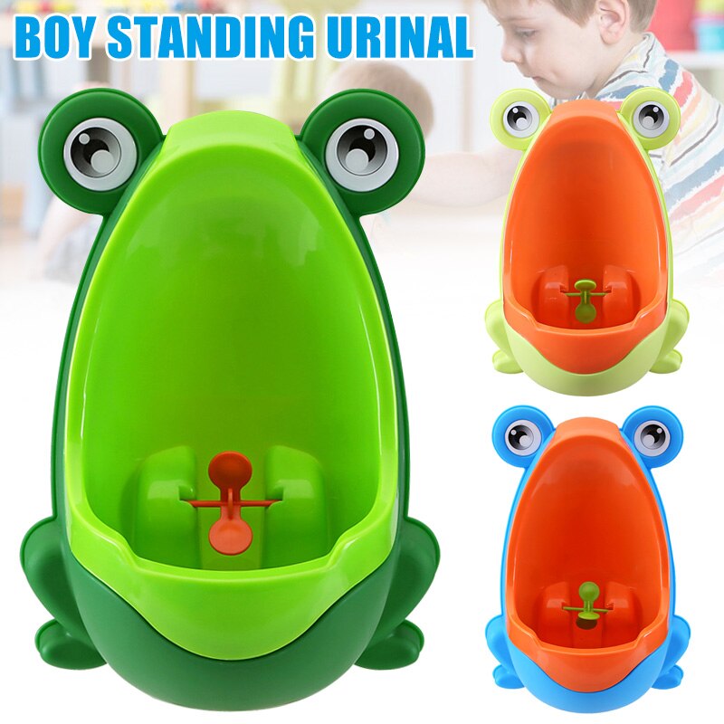 Frøbørn potte toilet træning børne urinal til drenge tisser træner badeværelse med sigtemål und
