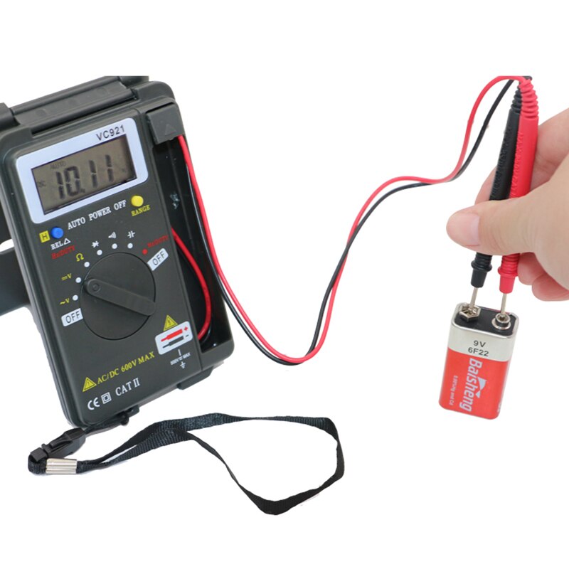 VC921 Multimeter LCD Display DMM Integrierte Personal Handheld Pocket Mini Digital-Multimeter Mit Test Führt neue