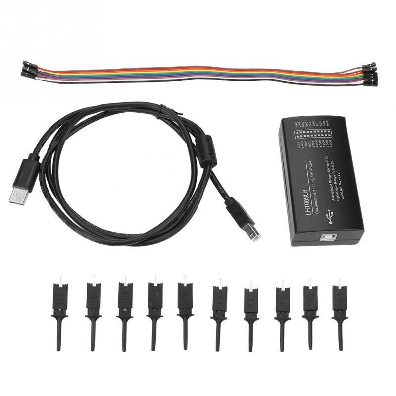 LHT00SU1 Virtual Oscilloscope Logic Analyzer Data Logger Dual Input Oscilloscope 8-channel Logic Analyzer Kit discount