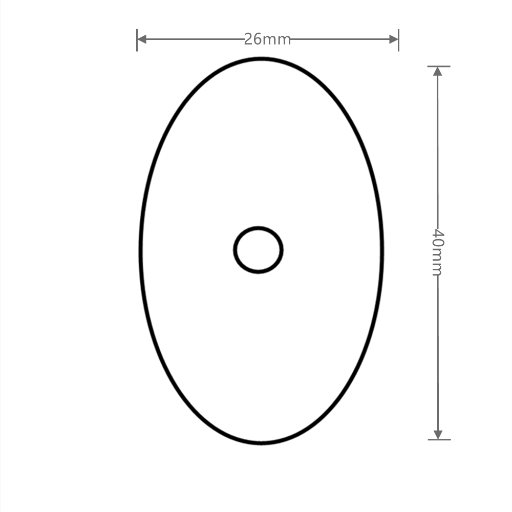 Protection de lentille antidérapant pour lentilles Film antidérapant A03 40*26mm