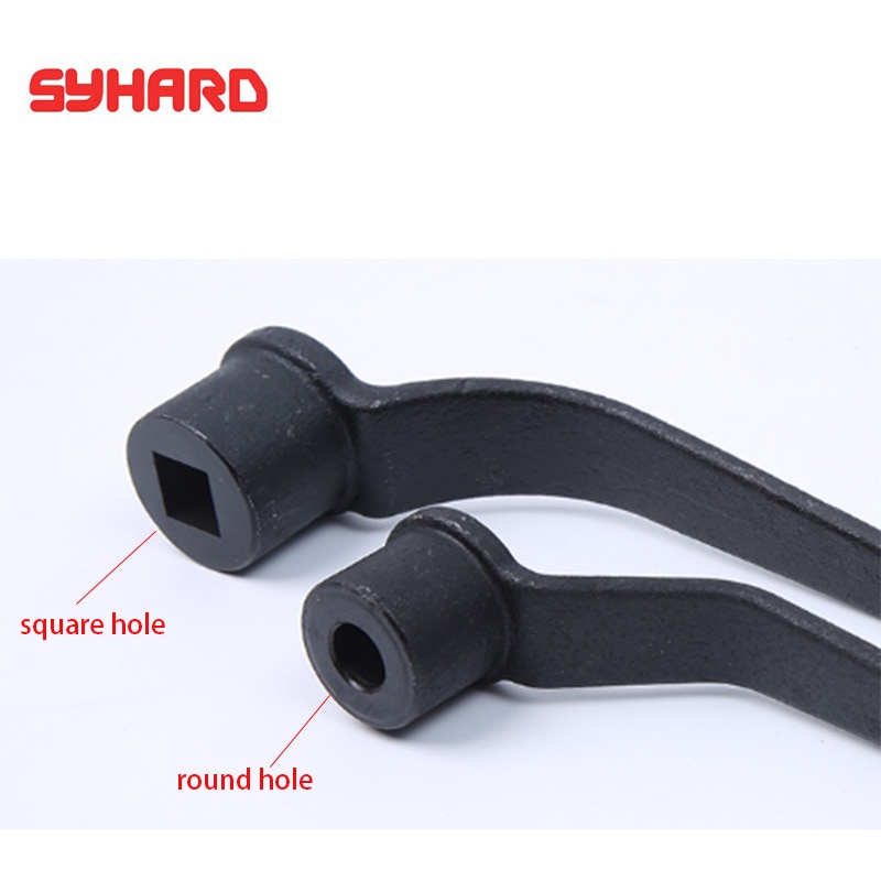 12 14 17 19 metal crank handle for CNC machine with square or round handle
