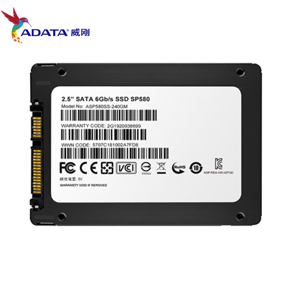 AData SP580 SSD 120GB SATA 3 2.5 inch Internal Solid State Drive HDD Hard Disk SSD Notebook PC 120G 240GB Laptop