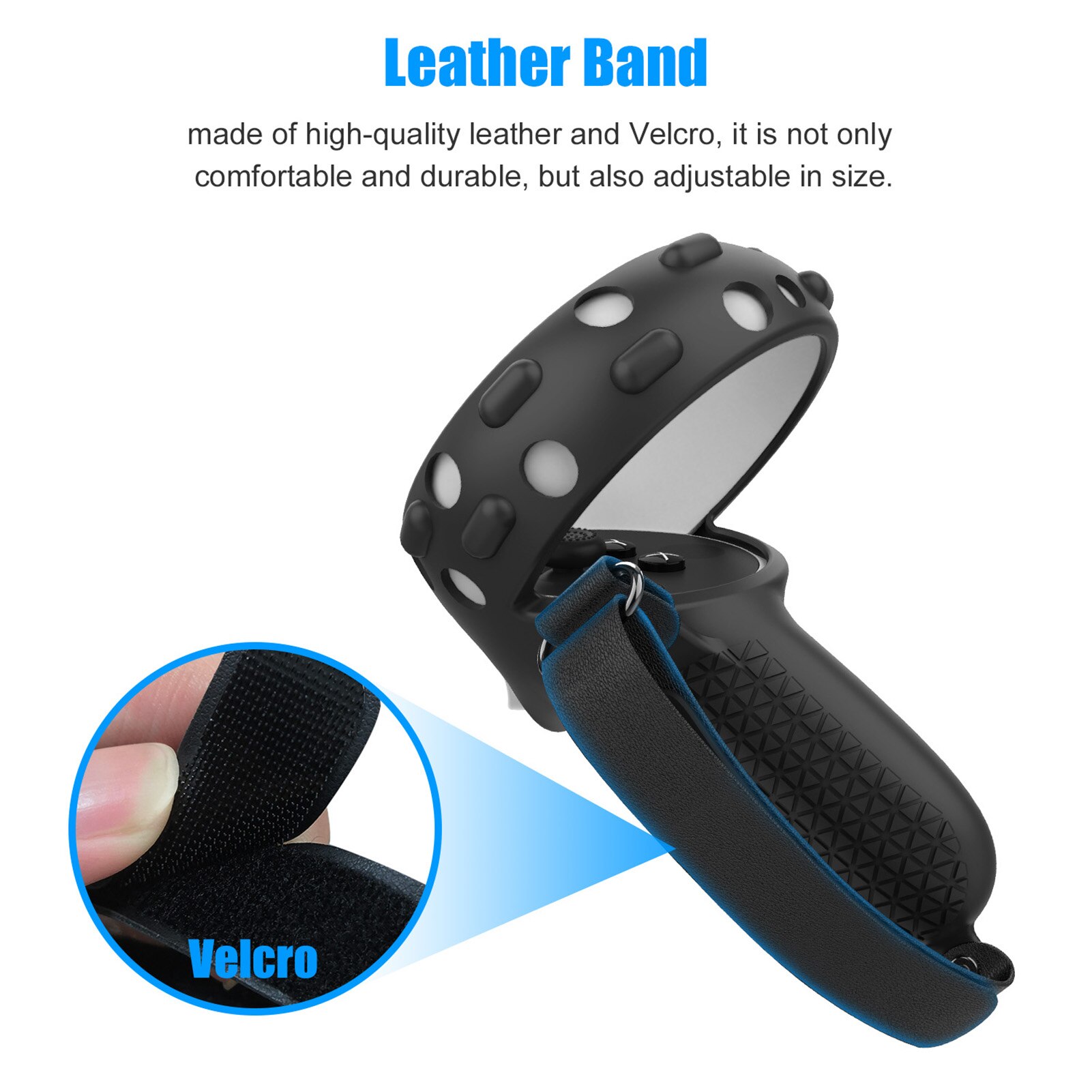 Black VR Silicone Protective Cover Anti Perspiration And Anti Falling Touch Controller Grip Cover Protector For Oculus Quest 2