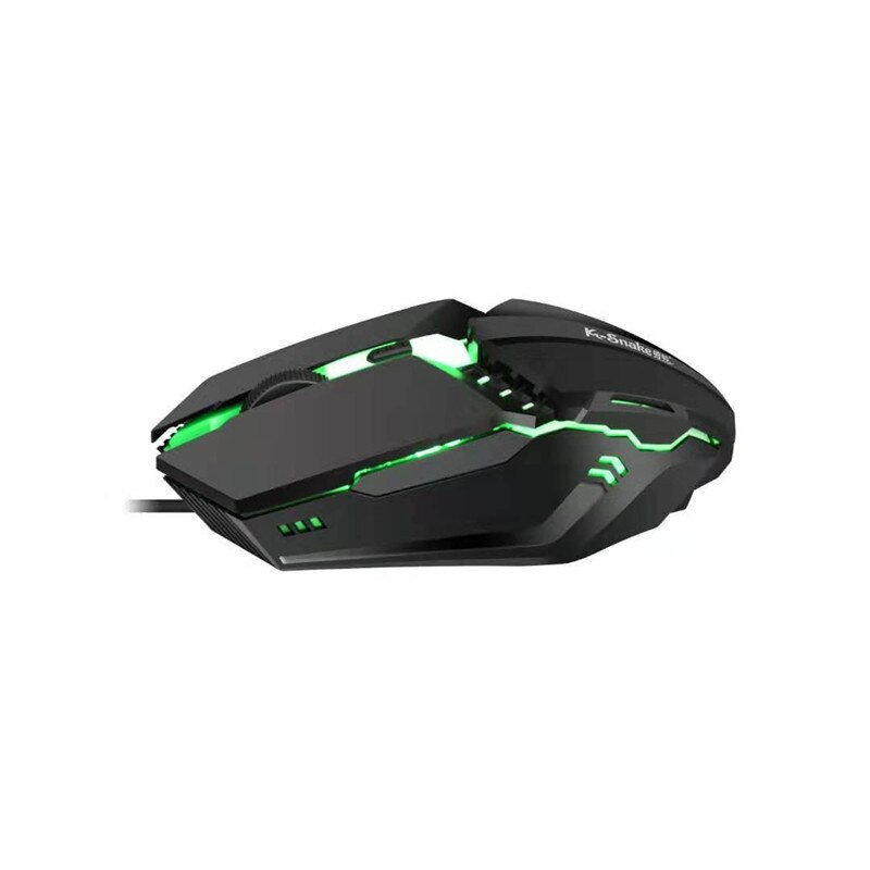 USB Wired Gaming Mouse 1600DPI Adjustable LED Backlit Gamer Mice Ergonomic Computer Mouse for PC Laptop
