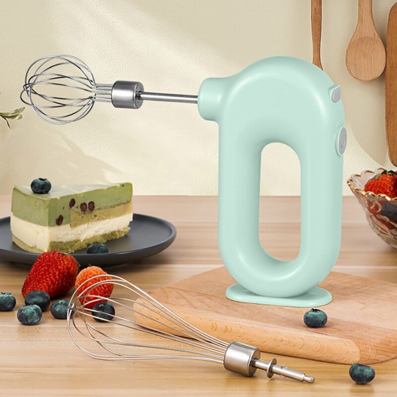 Fouet électrique sans fil, Mini batteur d&#39;œufs domestique, Machine à mélanger, Rechargeable à main, pour la cuisson de gâteaux