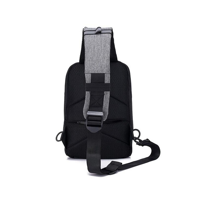 Uosc multifunctionele crossbody tassen heren usb oplaadbaar borsttas korte reis messengers borsttas waterafstotende schoudertas heren