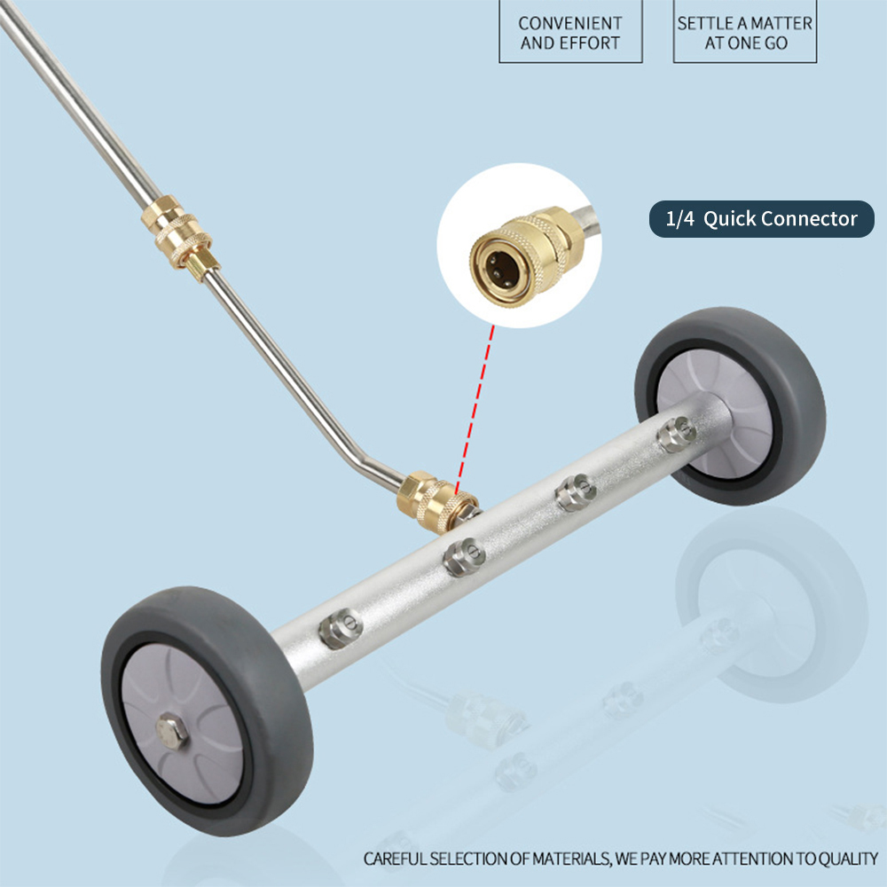 Limpiador de chasis, escoba de agua, lavado de Chasis de coche para Karcher/Parkside/Black Decker, lava la parte inferior de las boquillas de lavado del coche