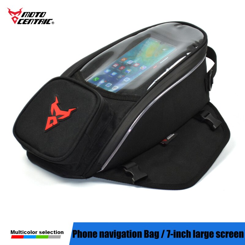 Bolsa impermeable magnética motocéntrica para motocicleta, bolsa de tanque de combustible para motocicleta, mochila Universal para herramientas de motocicleta, portátil