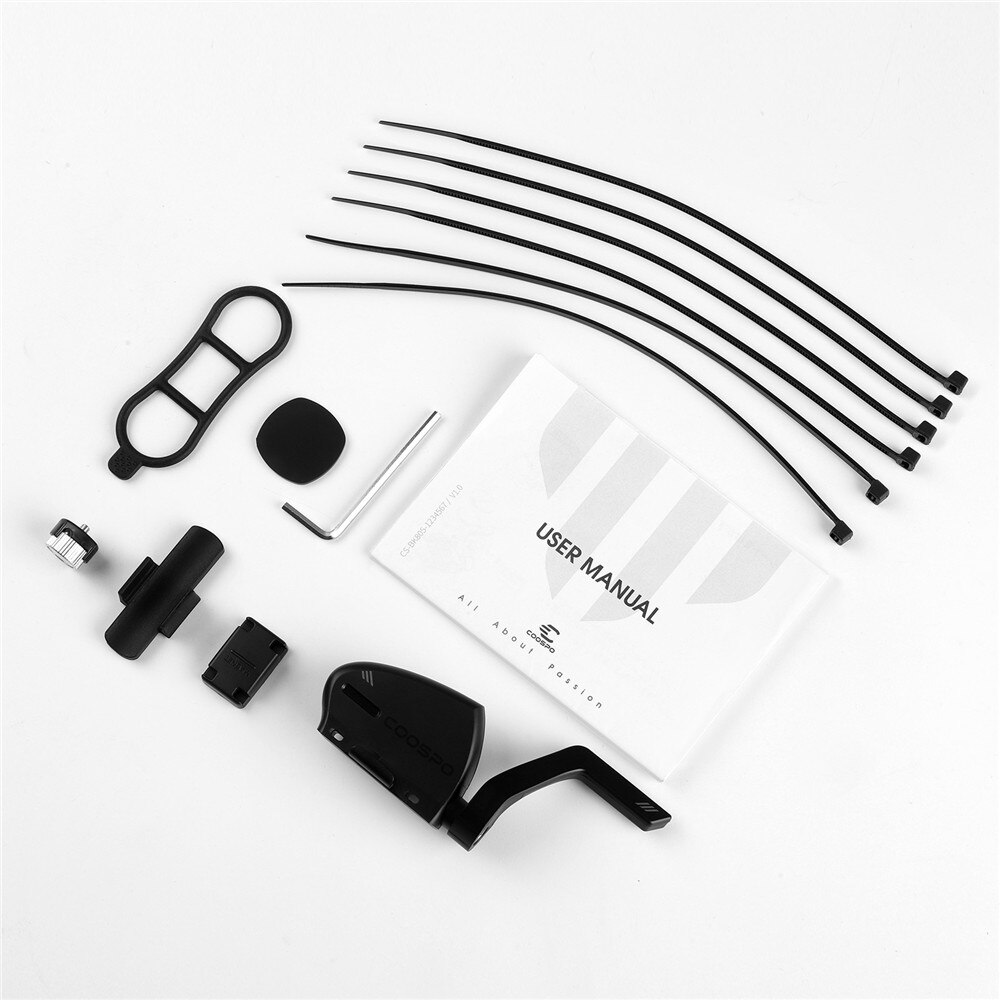 CooSpo – double capteur de vitesse et Cadence pour vélo, sans fil, Bluetooth 5.0 ANT + Ipx67, étanche, pour Wahoo ZWIFT Garmin etrex 30x,