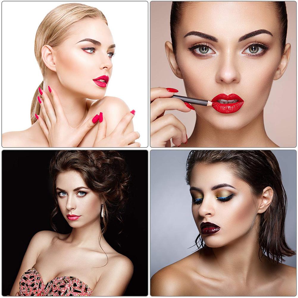 Stampo per sopracciglia riutilizzabile con elastico strumento multifunzionale per il trucco delle sopracciglia fai-da-te adatto per principianti sec88