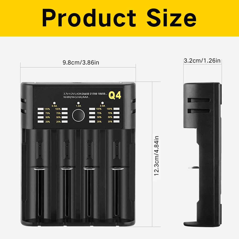 Lii-14500 Lii-14650 Lii-16340 Lii-21700 22650 Aaaa Aa Batterij Oplader Opladen Doos 18650 3.7V 18350 18350 Nimh Lithium Batterij