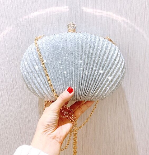 Womens Rhinestone Messenger Handtassen Schoudertas Totes Purse Portemonnee: Zilver