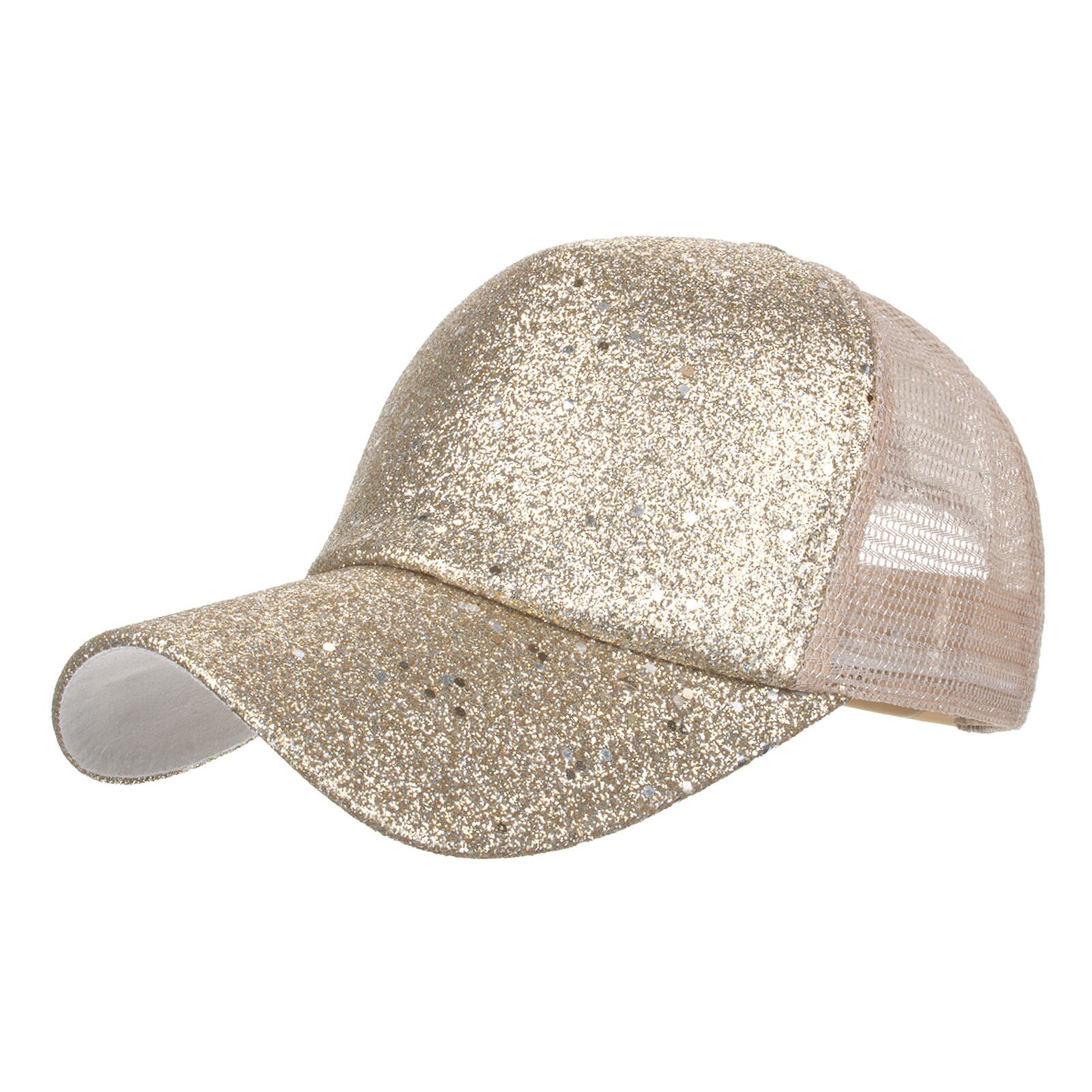 Casquette de Baseball ajustable pour femmes et hommes, chapeau de soleil, , couleur unie, casquette de Baseball, voyage: Gold