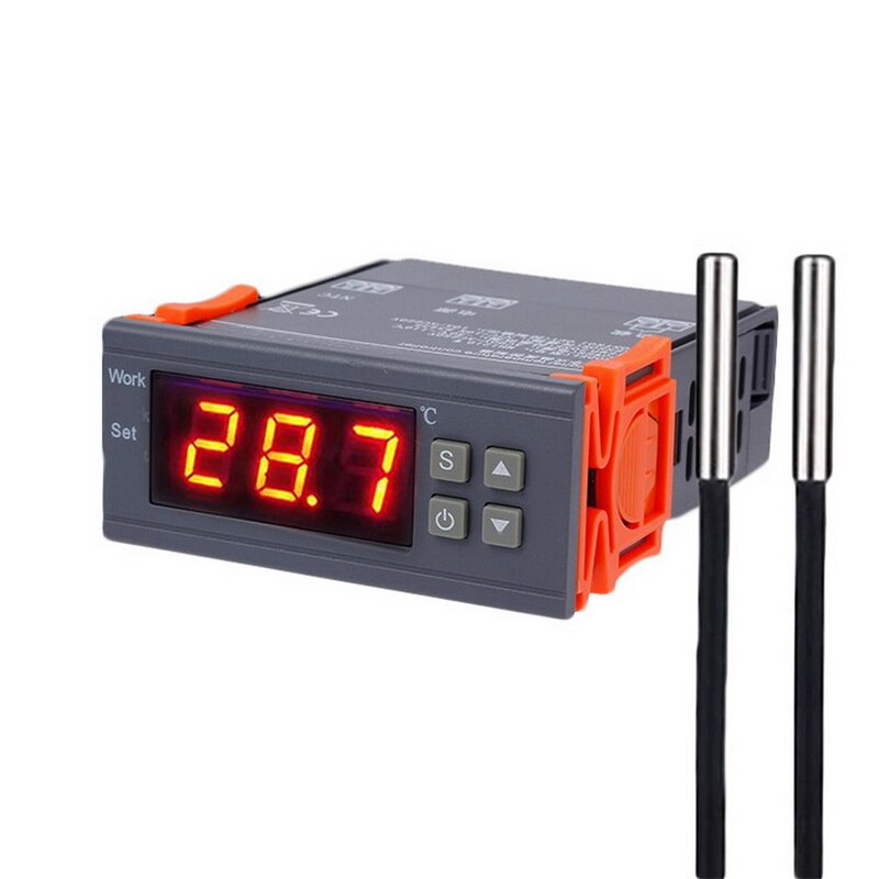 STC-1000 12V 24V 220V Digital Temperature Controller Thermostat Thermoregulator incubator Relay LED 10A Heating Cooling: MH-1210W