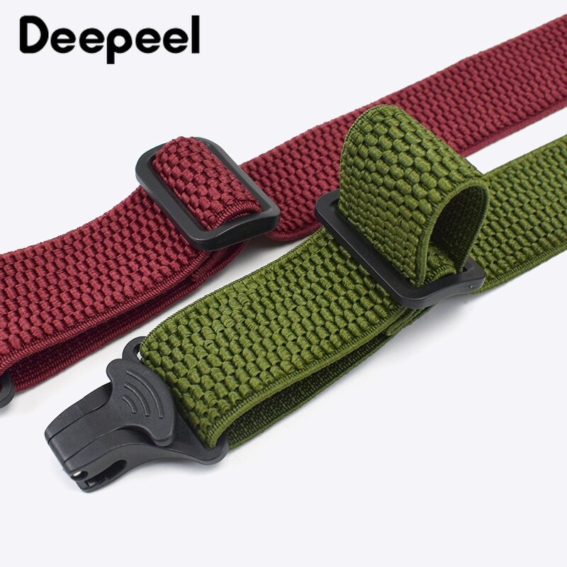Deepeel-tirantes elásticos ajustables para hombre y adulto, suspensorio DE TRABAJO ancho con 4 clips, 3,5X120cm, 1 unidad