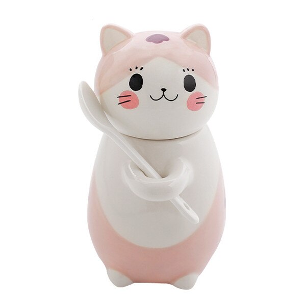 12 Styles Cute Cat Ceramic Mug Hand Painted 3D Mugs With Handle Coffee Tea Milk Breakfast Cups Nice