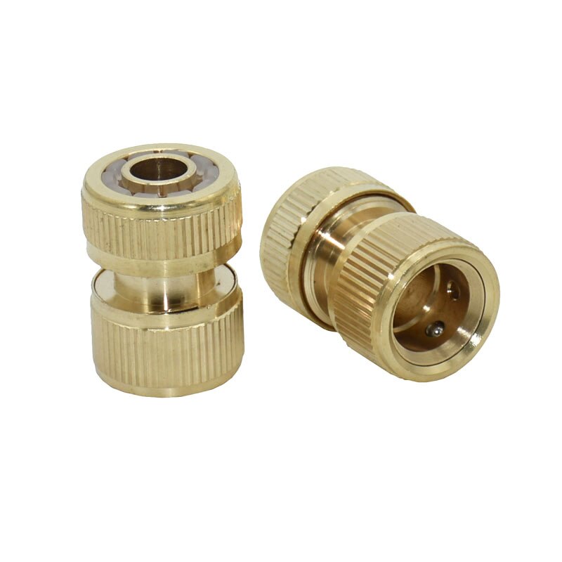 16mm hose brass hose connector 1/2" waterstop Connector copper irrigation hose connectors for water 6pcs