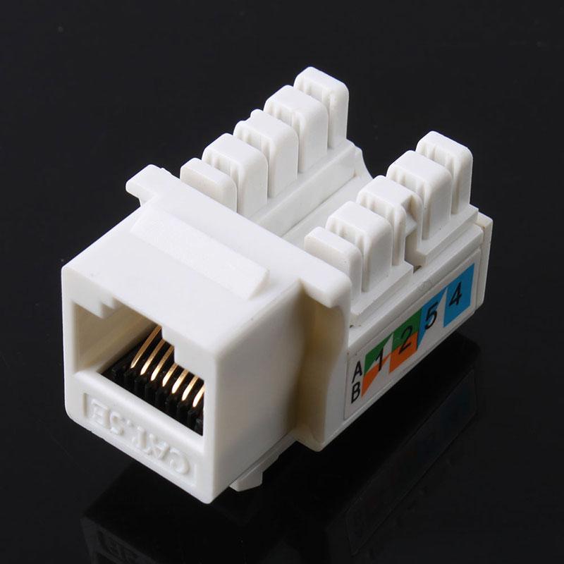 1PCS Cat5E 110 Punch Down Keystone Jack RJ45 CAT5 Network #53046