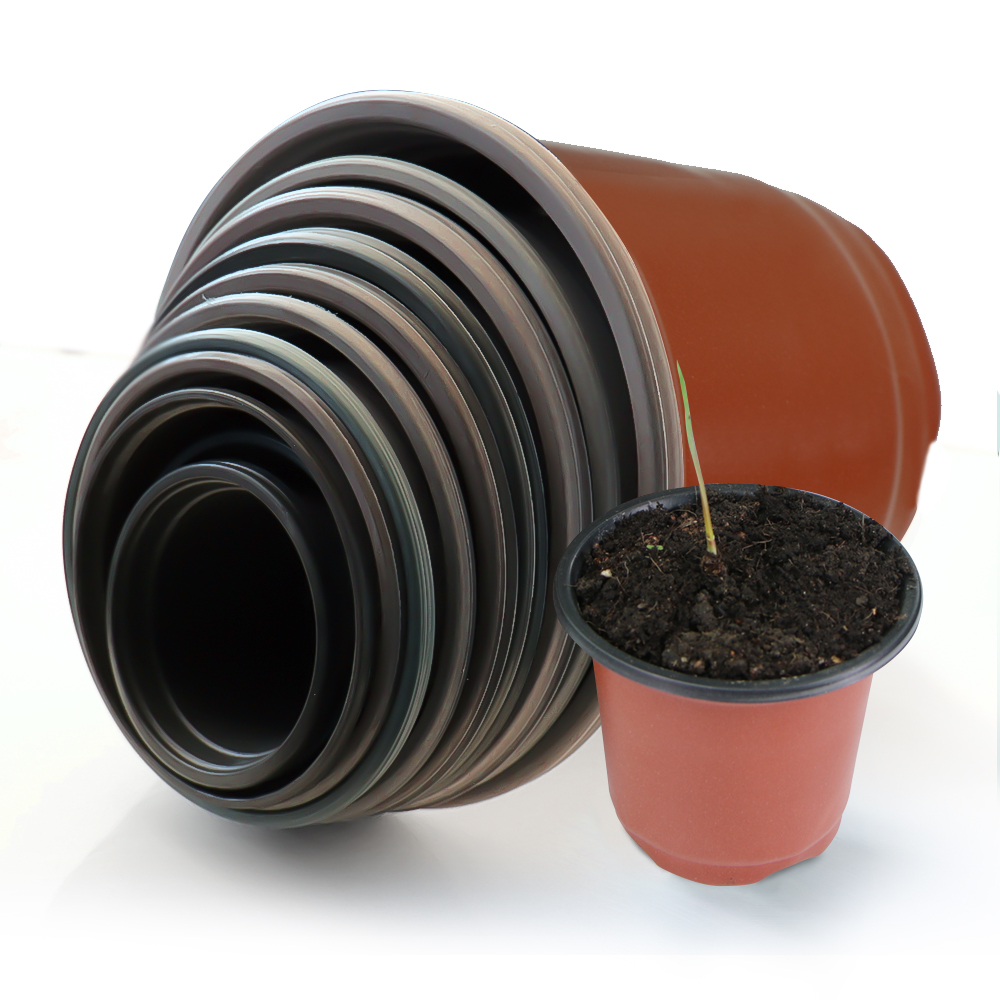 20/50PCS 9/10/11/12/15cm Huis Tuin Plastic bloempot voor Bloem Vetplanten Kwekerij Transplantatie Groeiende Cup Zaden Beginnende Trays