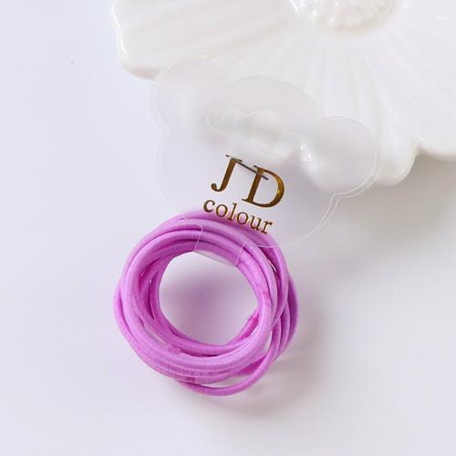 10 stk/parti låve scrunchy bånd jenter små baby hodeplagg engangs gummistrikk flerfarget hårtilbehør gummistrikk txtb 1: 10 lilla