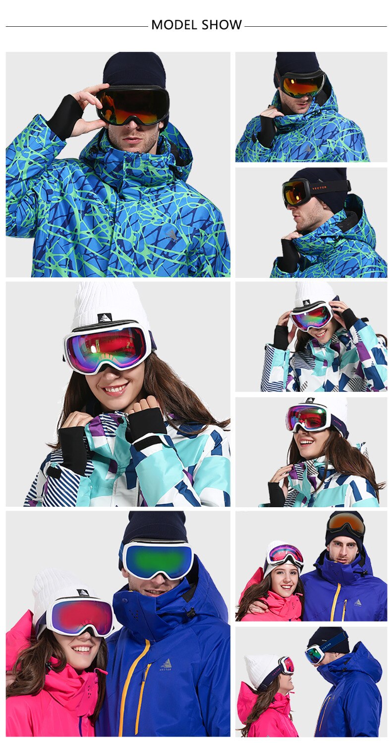 OTG Ski Brille Schnee Brille Winter Sport Snowboard Männer Frauen Sphärische Skibrille Ski Brillen Anti-Nebel-Sonnenbrille Ich bin Freien