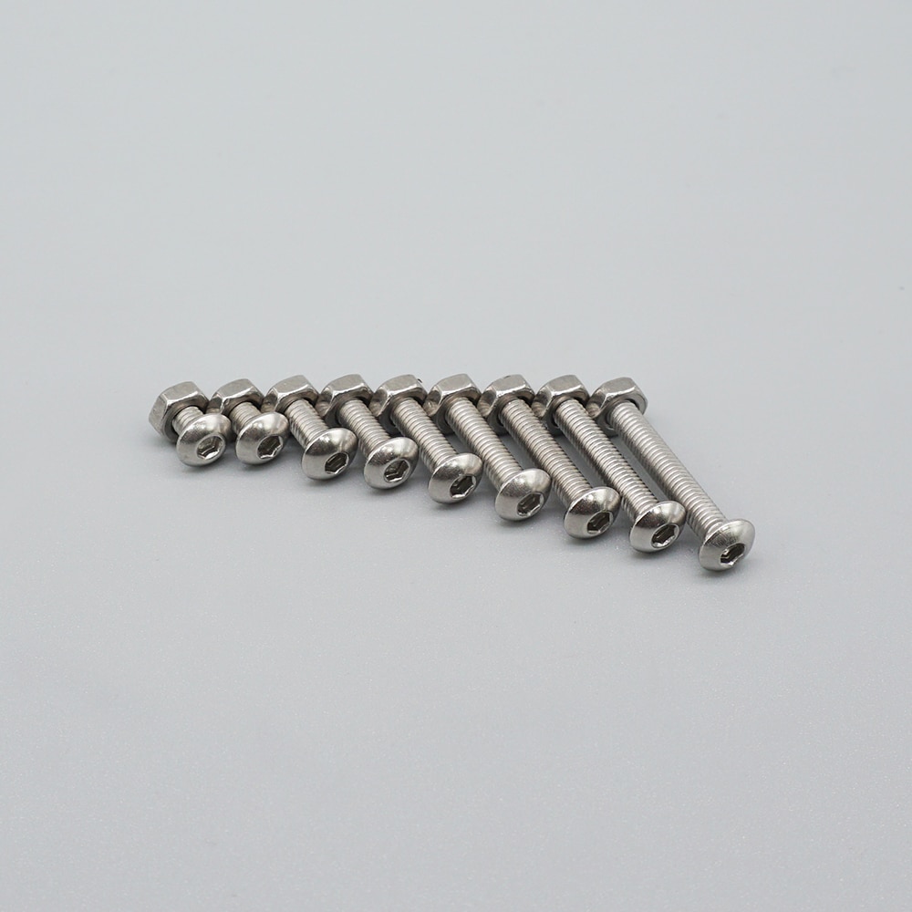 3D Printer Parts M3 Screw Nut Set Stainless Steel Hexagon Socket Head Screw With Nut 340pcs M3*5 6 8 10 12 14 16 18 20mm
