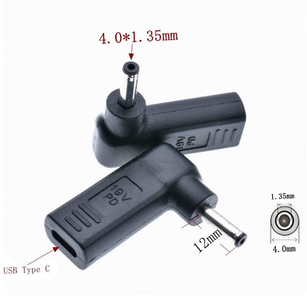 Dc Energie Adapter Stecker Konverter USB Typ C Weibliche zu 7,4x5,0mm 4,8x1,7mm 5,5 x 2,1mm Männlichen Laptop Dc Ausgang Jack Stecker: 40135 Pro Asus