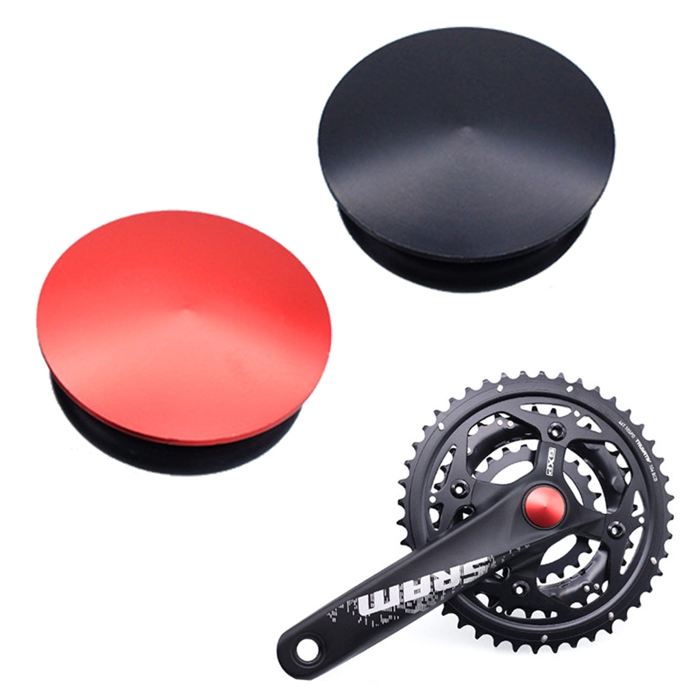Tapón a prueba de polvo para manivela de bicicleta, cubiertas huecas para bielas, tapa de rueda de cadena Compatible con disco de 21-23mm de diámetro interior