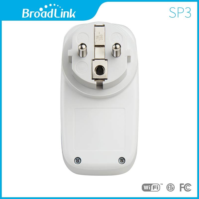 BroadLink-prise de minuterie intelligente Wi-Fi 16a, 3500W, SP3, prise de courant, installation facile, pour système domotique connectée