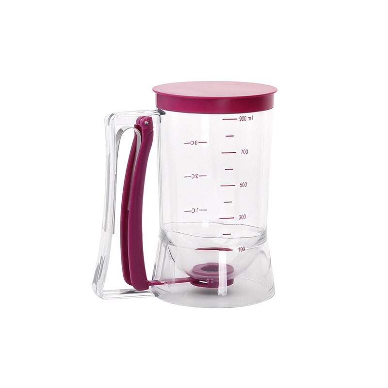 Populært diy verktøy 900ml cupcake pannekake røre dispenser muffins hjelper mikser bakverk kanne baking: misligholde tittel
