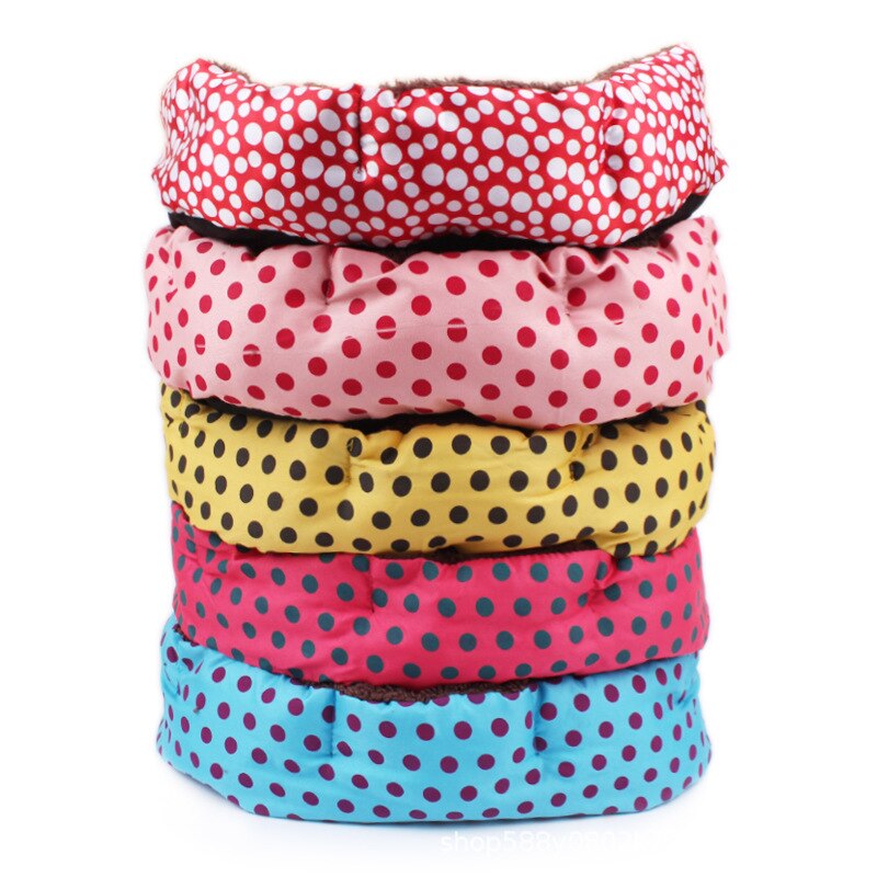 Achthoekige Pet Hond Bed Lange Pluche Opvouwbare Huisdier Bedden Zachte Wasbare Hond En Kat Mat Kennel Winter Warm Huisdier Kussen producten