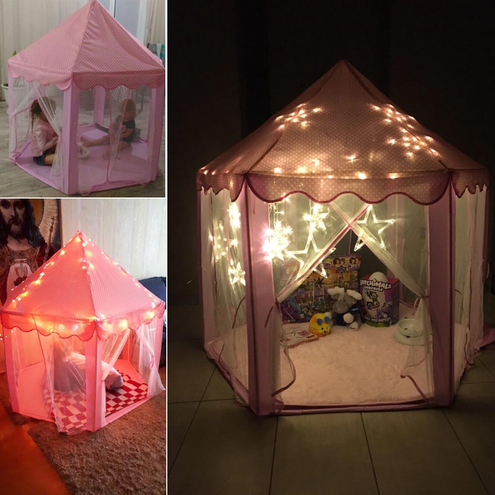 Portable Children's Tent Toy Ball Pool Princess Girl's Castle Kids Small House Folding Play Tent Play House Baby Beach Tent Toy