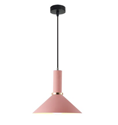 Nordiske macarons pendellamper moderne soveværelse sengebord spisestue pendel bar/café individuelle lysarmaturer: Lyserød b