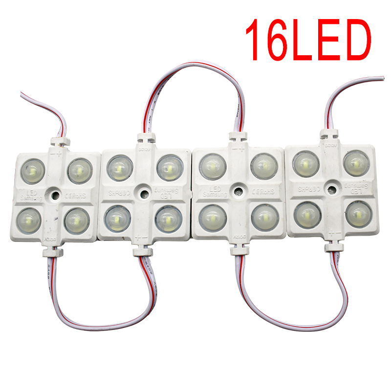 4/8/12/16/20 Led Auto Dak Licht Kit Bestelwagen Interieur Plafondverlichting Lading Voor Camper Binnenlamp Voor Rv Boot Trailer Busje: Rood