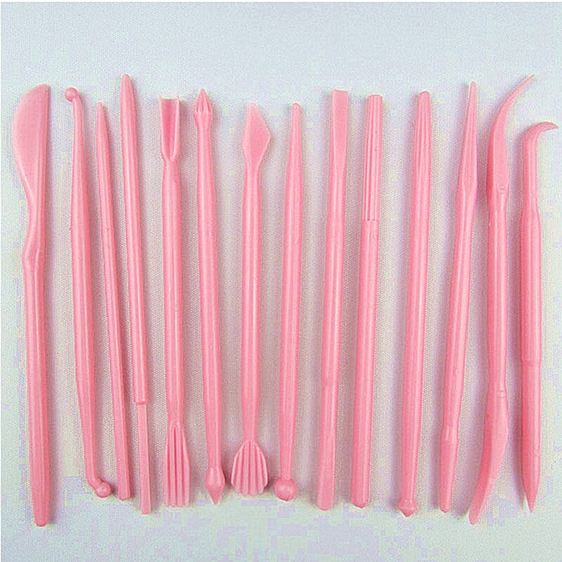 14 Stks/set Plastic Klei Beeldhouwen Set Cake Decorating Gereedschap Set Voor Vormgeven Klei Playdough Gereedschap Speelgoed Polymeer Klei Gereedschap