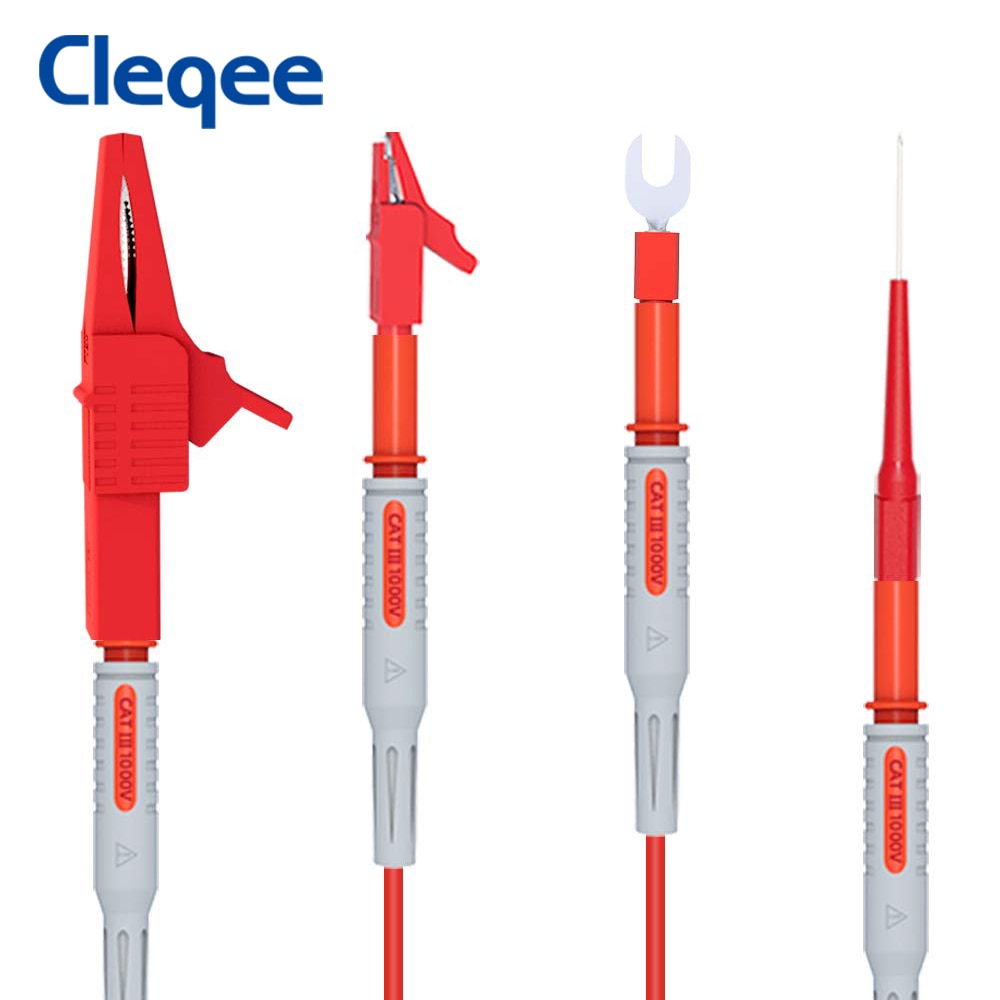 28PCS Multimeter Test Leads Kit Alligator Clips Hi... Grandado