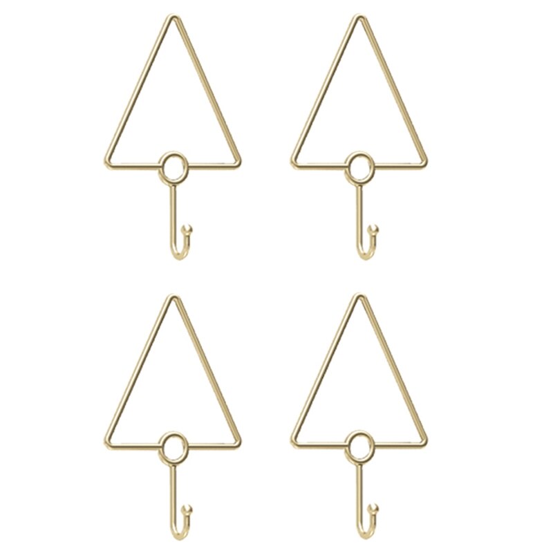 Golden Iron Haken Kapstok Gouden Enkele Handdoek Kleding Haken Voor Badkamer Keuken Garage Met Montage Schroeven: 4pcs