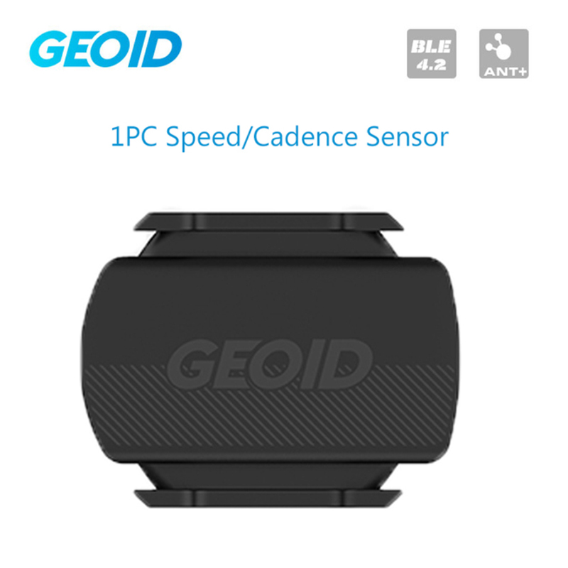 Geoid CS600 Sensor de cadência de velocidade ou HS500 Monitor de frequência cardíaca Bicicleta Computador Velocímetro ANT + Bluetooth Sensor de modelo duplo: Branco