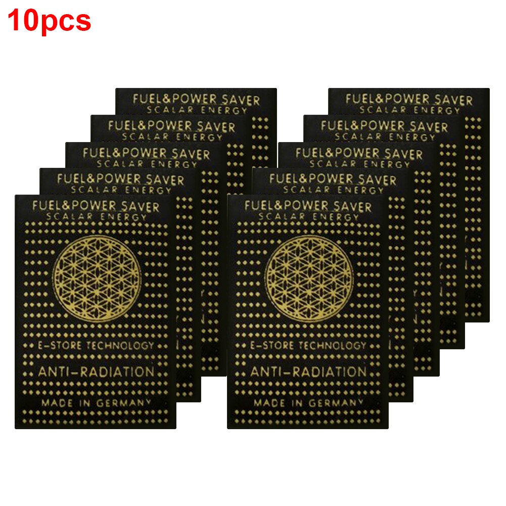 10Pcs Mobiele Telefoon Emr Scalaire Patch Voor Zwangere Elektronica Computer Laptop Negatieve Ionen Anti Straling Sticker Emf Bescherming: E