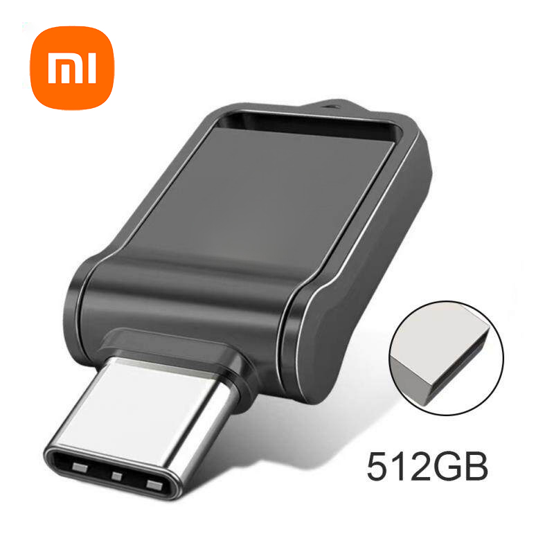 Xiaomi Metal Flash Drive USB 3.2 2TB High Speed Transfer Type-C Interface Dual-Use Flash Memory Stick For Mobile Phone Computer: PURPLE
